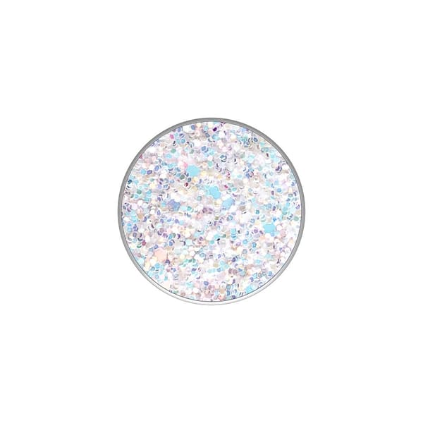 POPSOCKETS Sparkle Snow White  Aftageligt Greb m. Standerfunktion Premium Flerfarvet