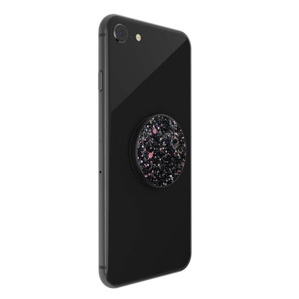 POPSOCKETS Sparkle Black Aftageligt Greb m. Standerfunktion Premium