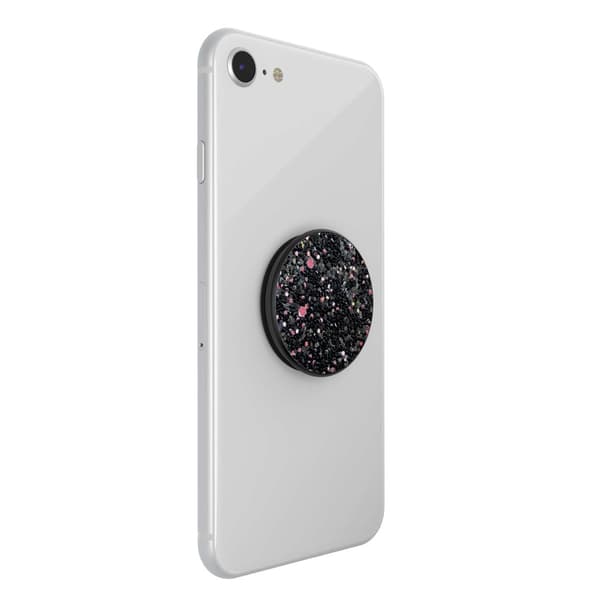 POPSOCKETS Sparkle Black Aftageligt Greb m. Standerfunktion Premium