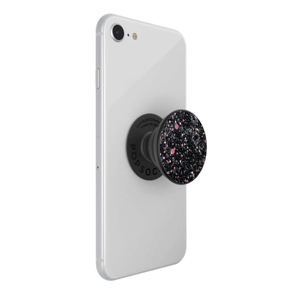 POPSOCKETS Sparkle Black Aftageligt Greb m. Standerfunktion Premium