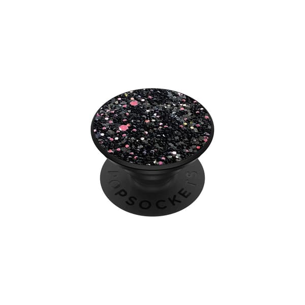 POPSOCKETS Sparkle Black Aftageligt Greb m. Standerfunktion Premium