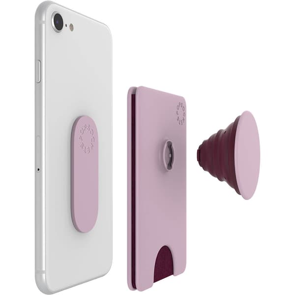 POPSOCKETS Wallet Blush Pink Avtagbar Lommebok PopWallet+