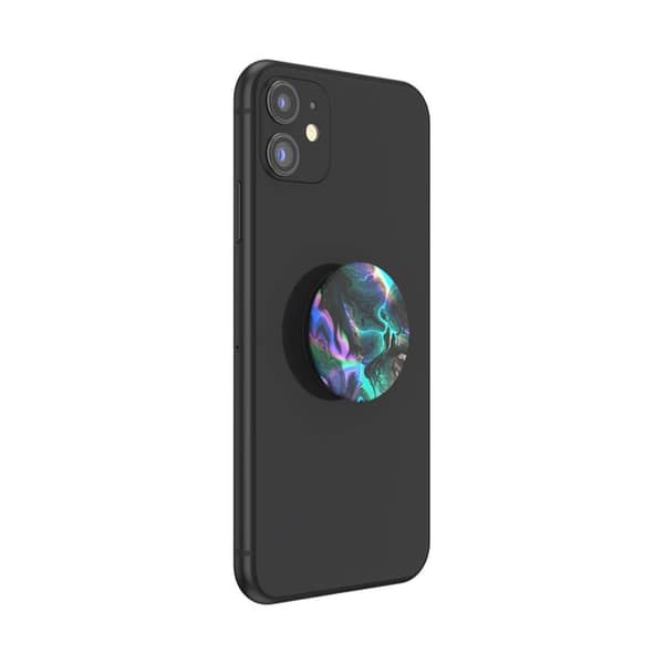 POPSOCKETS Oil Agate Avtagbart Grip med Stativfunksjon