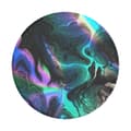 Miniatyrbilde 1 av 9: POPSOCKETS Oil Agate Avtagbart Grip med Stativfunksjon