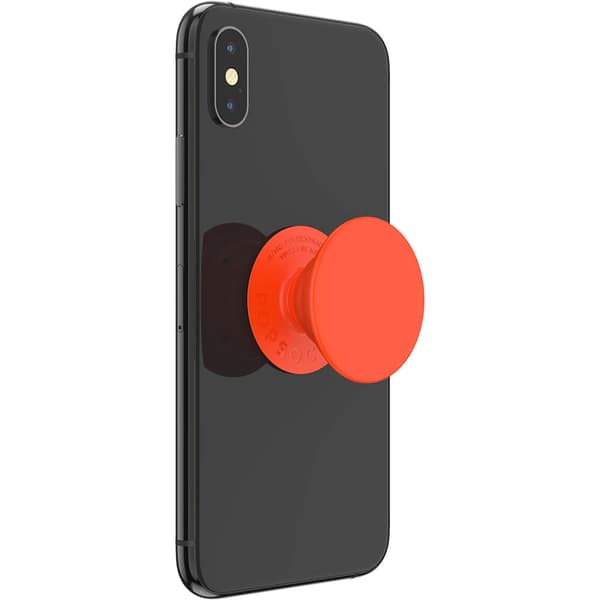 POPSOCKETS Neon Electric Orange  Irrotettava Grip Telinetoiminnolla