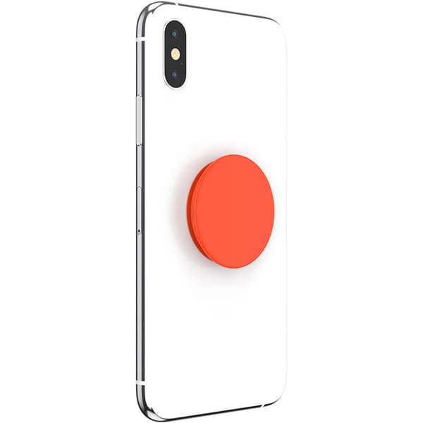 POPSOCKETS Neon Electric Orange  Irrotettava Grip Telinetoiminnolla