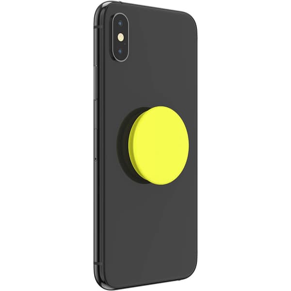 POPSOCKETS Neon Jolt Yellow Avtagbart Grip med Ställfunktion