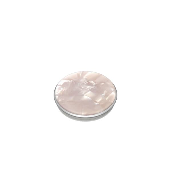 POPSOCKETS Acetate Pearl White Avtagbart Grip med Ställfunktion LUXE