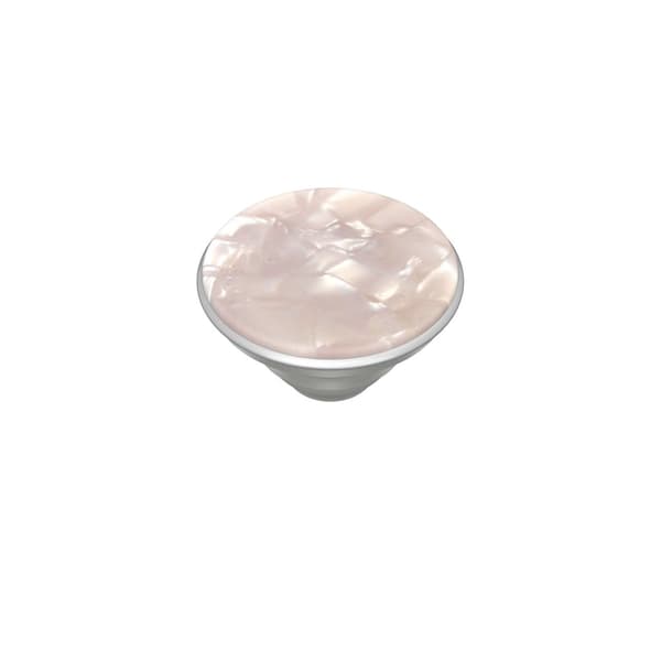 POPSOCKETS Acetate Pearl White Avtagbart Grip med Ställfunktion LUXE