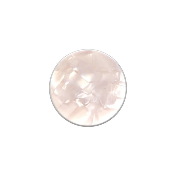 POPSOCKETS Acetate Pearl White Avtagbart Grip med Ställfunktion LUXE
