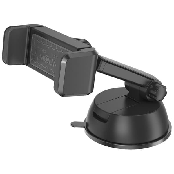 Mobilhållare med sugpropp Svart
