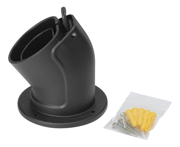 E-Charge, holder for type 2 connector, angled