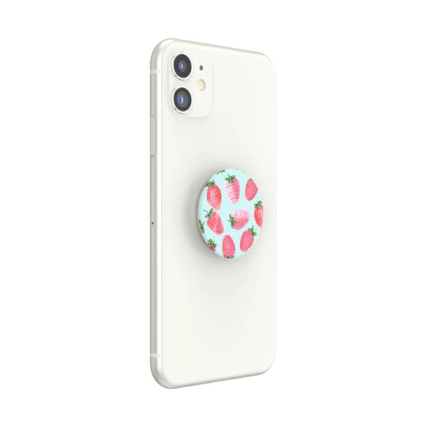 POPSOCKETS Strawberry Rain Aftageligt Greb m. Standerfunktion