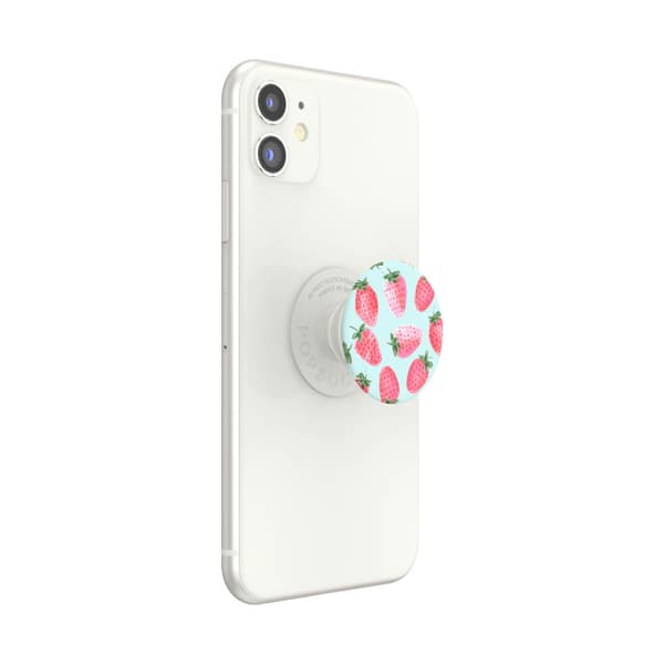 POPSOCKETS Strawberry Rain Aftageligt Greb m. Standerfunktion