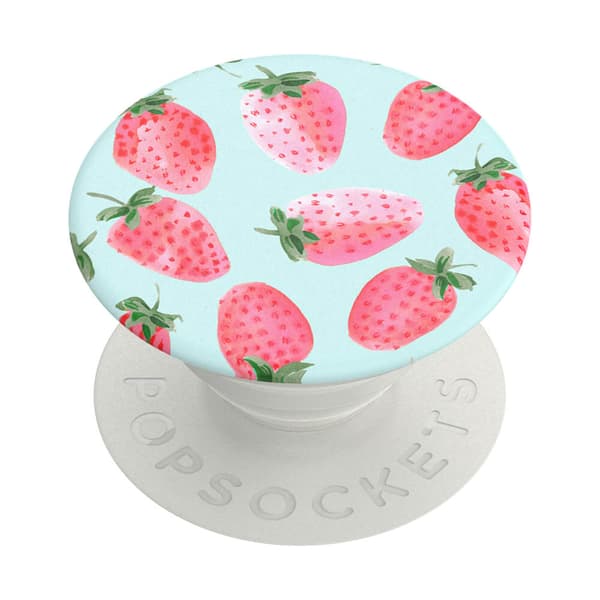 POPSOCKETS Strawberry Rain Aftageligt Greb m. Standerfunktion