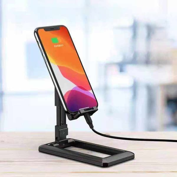 Foldbar mobiltelefonholder - Stødabsorberende autocamperstativ i hård plast