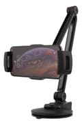 Miniatyrbild 4 av 8: 2-in-1 smartphone/tablet stand, suction cup, clamp, black