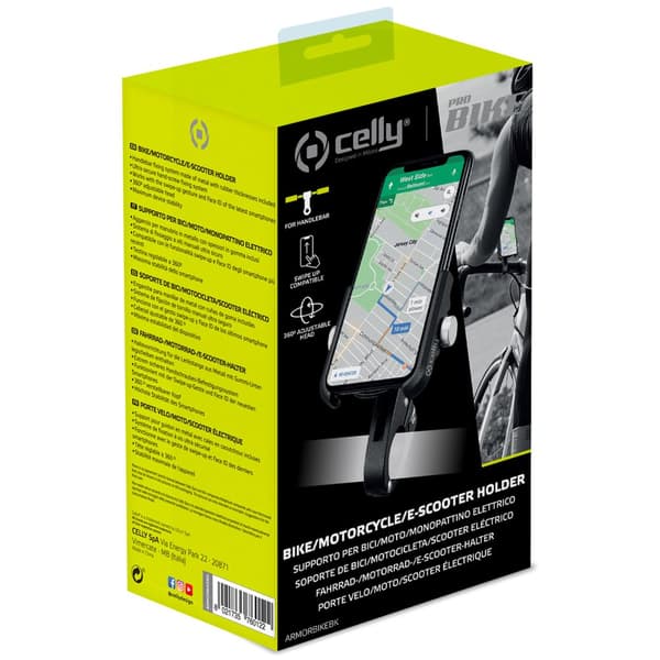 Celly Mobiltelefonholder laget av metall for sykler
