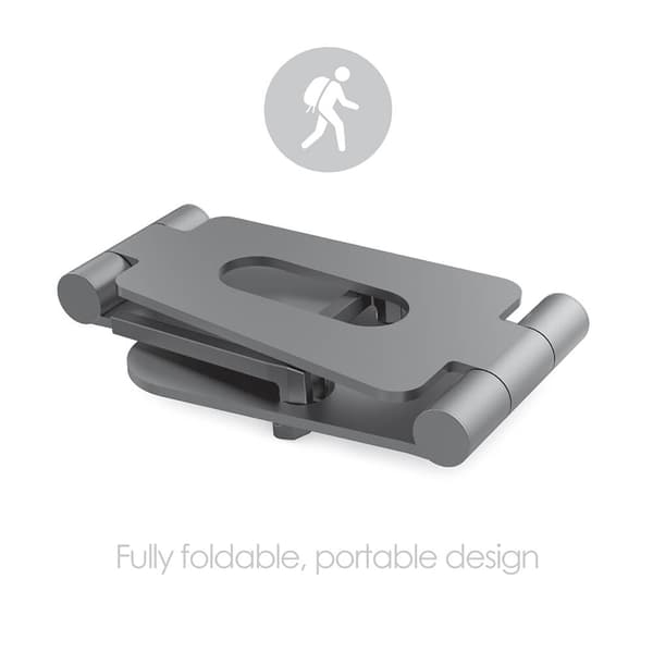 Skrivebords Stander Tablets og Mobil Sort