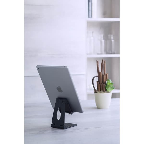 Skrivebords Stander Tablets og Mobil Sort