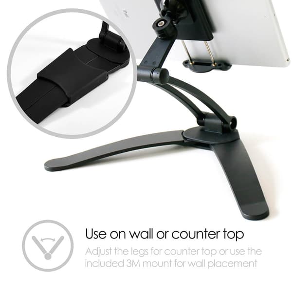 DESIRE2 Tablet Holder 2-in-1 Wall and Portable up to 11.0" Black
