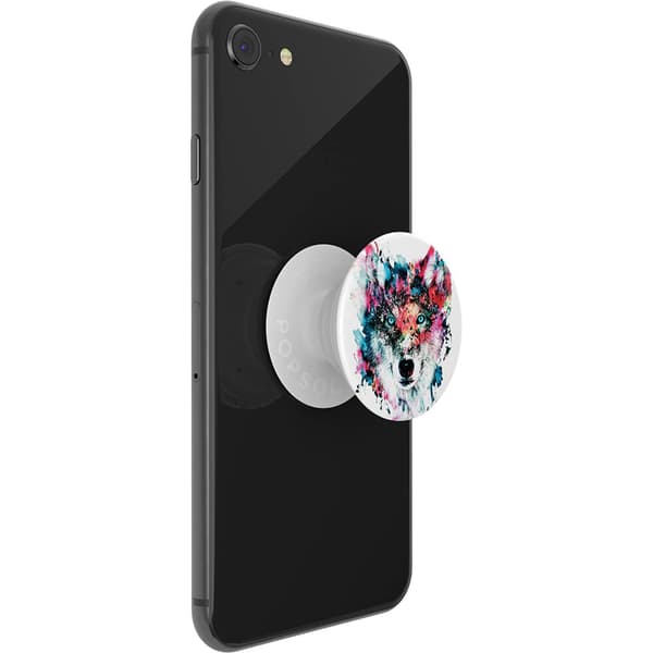 POPSOCKETS Wolf Avtagbart Grip med Ställfunktion