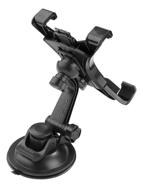 Holder for tablets in the car, adjustable bracket with sucti