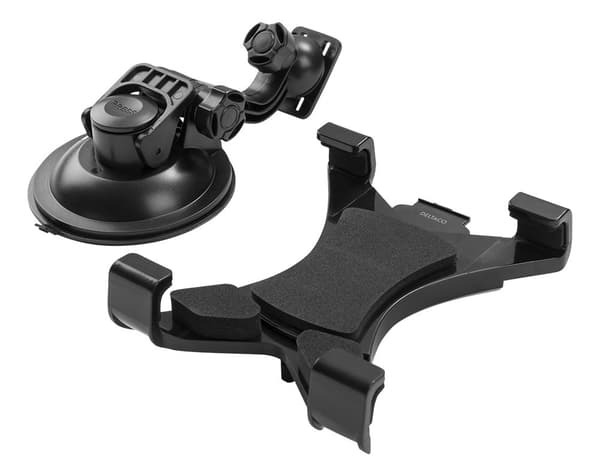 Holder for tablets in the car, adjustable bracket with sucti