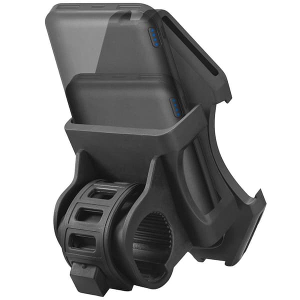 Sykkel / e-scooter holder med innebygd kraftbank