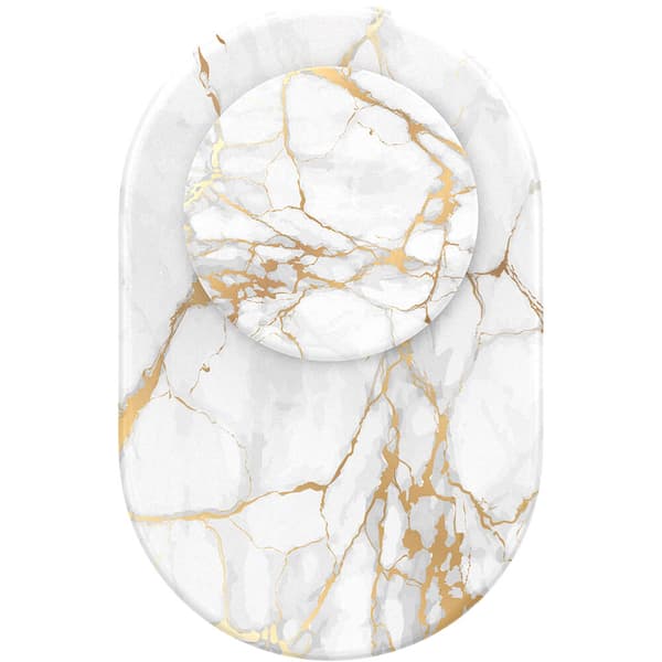 POPSOCKETS PopGrip for Magsafe Rose Gold Lutz Marble Flerfarget