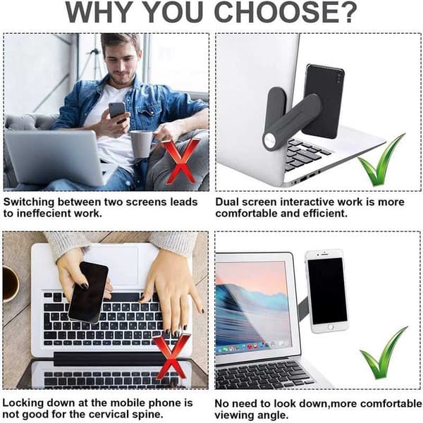 Universalt Magnestisk Sidofäste för Laptop
