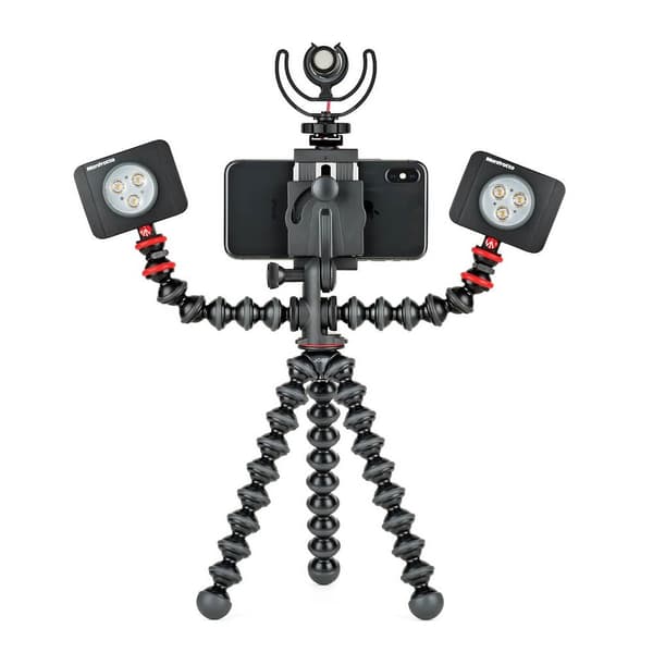 Stativkit Smartphone GorillaPod Rig Sort/Grå