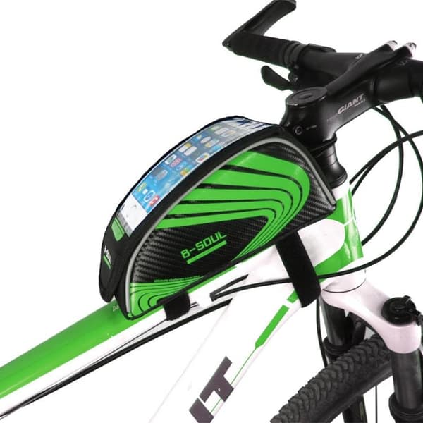 Mobilhållare / Förvaringslåda för Cykel - Grön