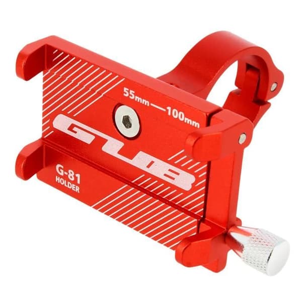 Stöd för Smartphone - AVIZAR - G-81 - Stål - Kompatibel 55 till 100mm - Röd