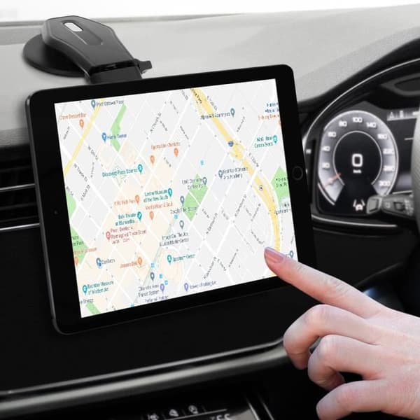 Stöd för bil - Swissten - Instrumentbräda - Magnetisk sugkoppsfäste - Smartphone/Surfplatta - Svart