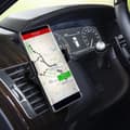 Miniatyrbild 4 av 4: Stöd Bil - Akashi - Rotativ 360° - För Smartphone - Fäste Luftgaller - Svart