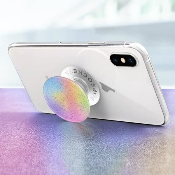 Tillbehör för smartphone - POPSOCKETS - Pastell Glitter - Video Stöd - Återvinningsbar - Universell