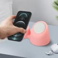Miniatyrbild 4 av 4: Supportkontor 3 i 1 - AVIZAR - MagSafe - Rosa - Vinkel 35° - Halkfri silikon