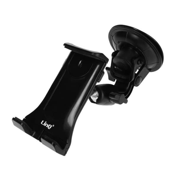 Stöd för bil - Linq - Sugpropp - Rotera 360° - Kompatibel med smartphone/kollo - Svart