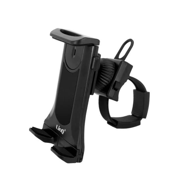 Telefon-/Tabletstativ - LINQ - Styrfäste - 360° roterande - Kompatibel 110-205mm - Svart