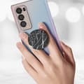 Miniatyrbild 3 av 4: Smartphonetillbehör - POPSOCKETS - PopGrip - Svart marmordesign - Infällbar - Videostöd
