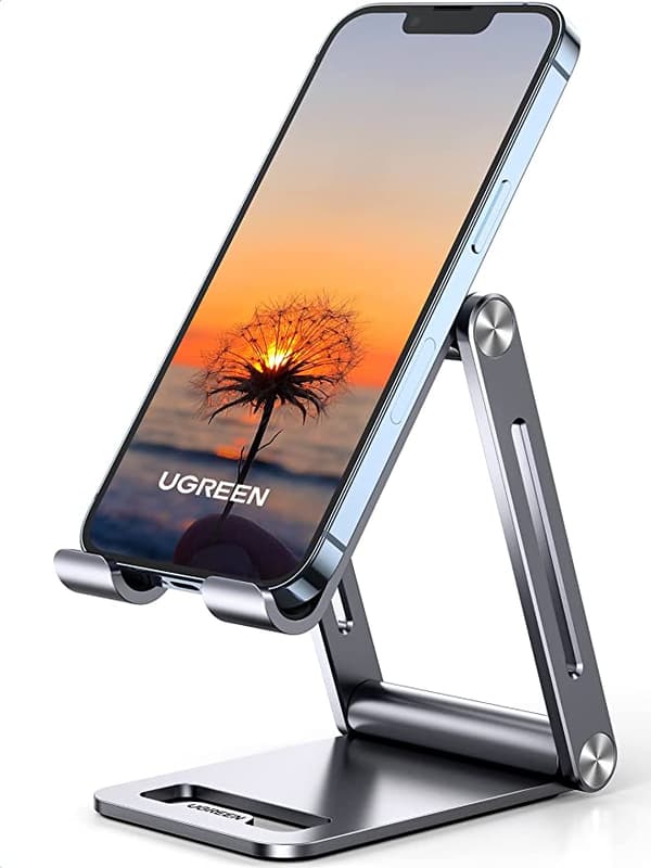 UGREEN Telefonhållare Vikbart Telefonställ i Aluminium