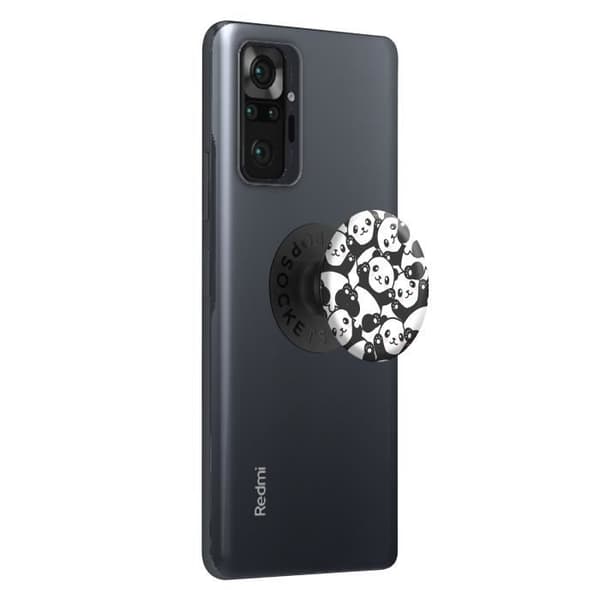 Smartphoneaccessoar - POPSOCKETS - Panda - Återvinningsbar - Videostöd - Ultra lätt
