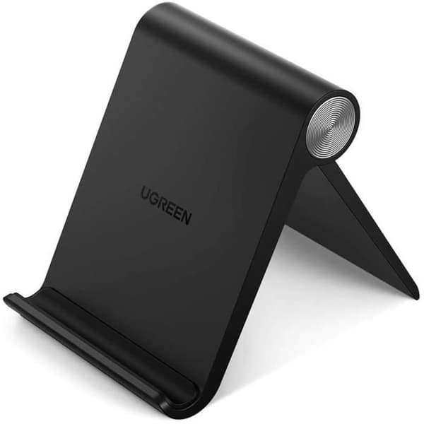 UGREEN Mini Telefonhållare Skrivbord Justerbart hopfällbart telefonställ Kompatibel med iPhone 12 Mini Pro Max