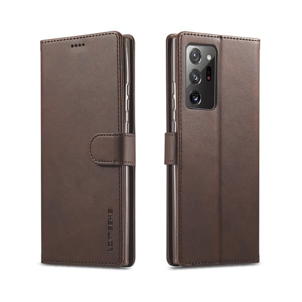 LC.IMEEKE Plånboksfodral för Samsung Galaxy Note 20 Ultra - Brun