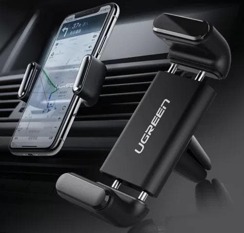 UGREEN Universal Justerbar Air Vent Telefonhållare Svart