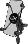 Miniatyrbild 1 av 10: RAM-fästen X-Grip Stort telefonfäste med motorcykelgaffelstam