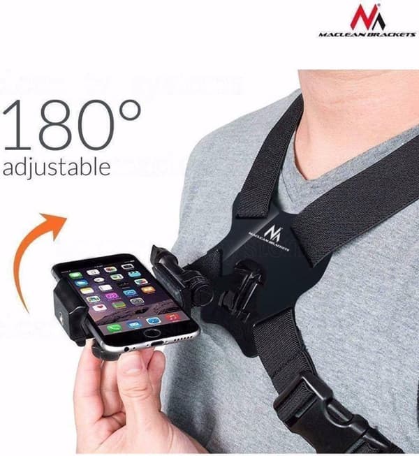 Bryststrop til Mobiltelefon Kamera Sport Holder Maclean MC-773