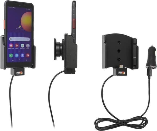 Brodit pidike/laturi Samsung Galaxy Xcover 5 USB sig.plug musta