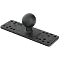 Miniatyrbillede 3 af 3: RAM Mounts universalplade til elektroniske marineenheder - 158 x 50 mm, forskellige hulmønstre (RAM-111BU)
